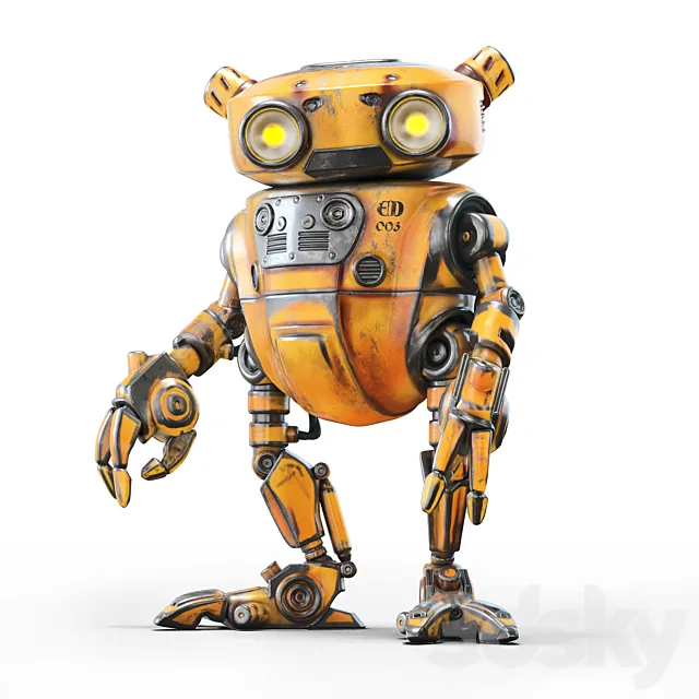 Robot Eddie 3D Model Robot Eddie 3D Model