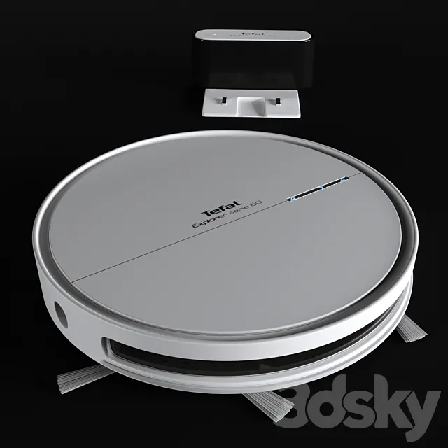 Robot vacuum cleaner Tefal X-plorer SERIE 60 white 3DModel