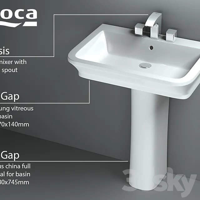 Roca. The Gap Serie 3DModel Roca. The Gap Serie 3DModel