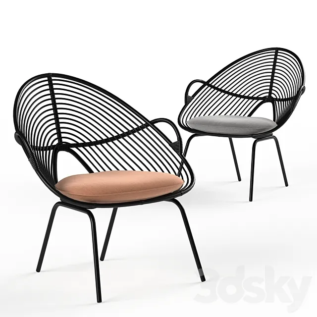 Rocco Lazy Chair 3DModel