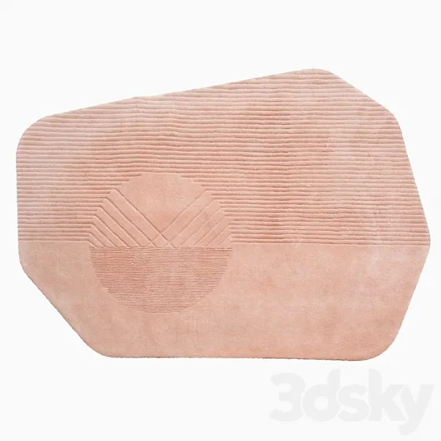 Roche Bobois Astre Rug 3D Model Roche Bobois Astre Rug 3D Model