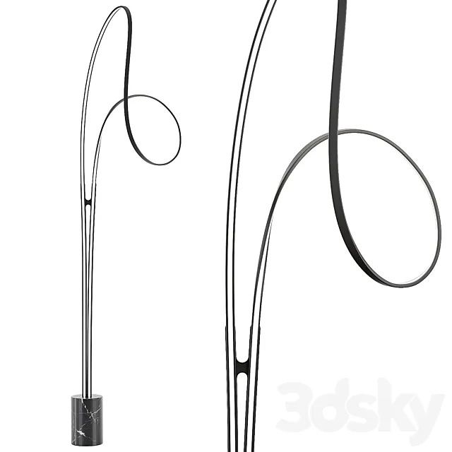 Roche Bobois – Autographe Floor Lamp 3D Model Roche Bobois – Autographe Floor Lamp 3D Model