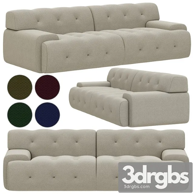 Roche Bobois Blogger 3 Large 3 Seat Sofa 3D Model Download Roche Bobois Blogger 3 Large 3 Seat Sofa 3D Model Download