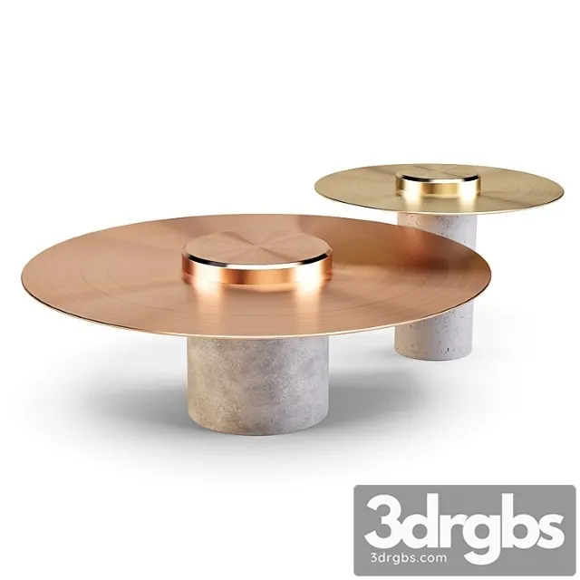 Roche Bobois Canotier Coffe And Side Tables 3D Model Download Roche Bobois Canotier Coffe And Side Tables 3D Model Download