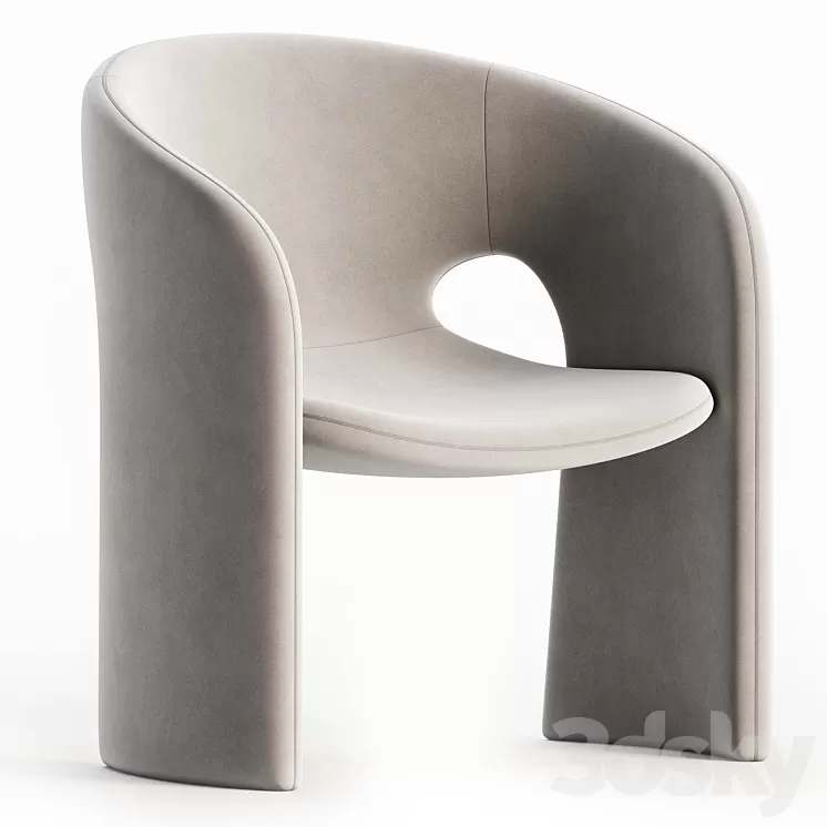 Roche Bobois Celeste Armchair 3D Model Free Download
