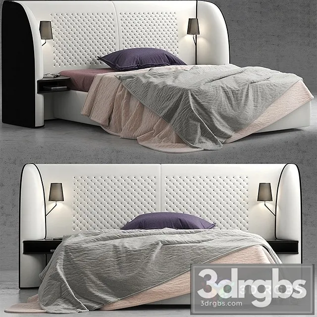 Roche Bobois Cherche Midi Bed 3D Model Download Roche Bobois Cherche Midi Bed 3D Model Download
