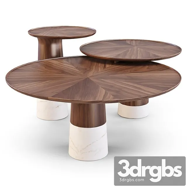 Roche Bobois Colorado Coffe And Side Tables 3D Model Download Roche Bobois Colorado Coffe And Side Tables 3D Model Download