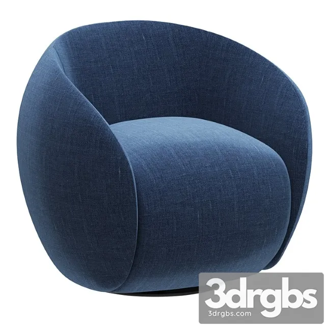 Roche bobois dot armchair 2 3D Model Download