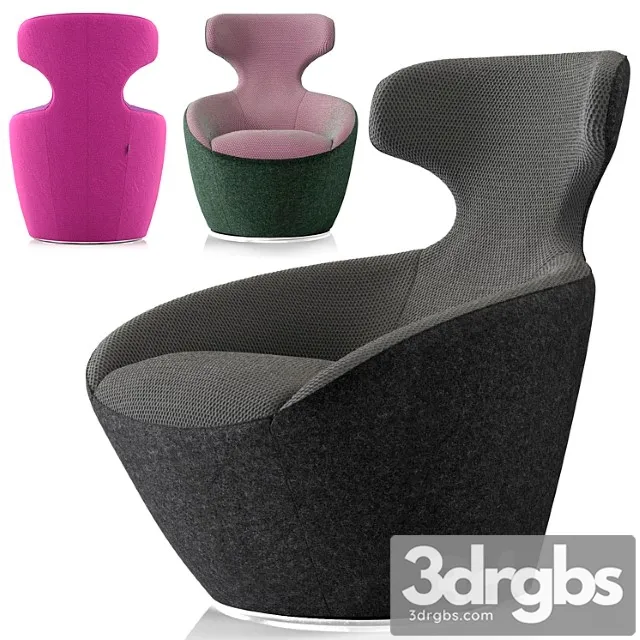Roche bobois edito lounge armchair Roche bobois edito lounge armchair