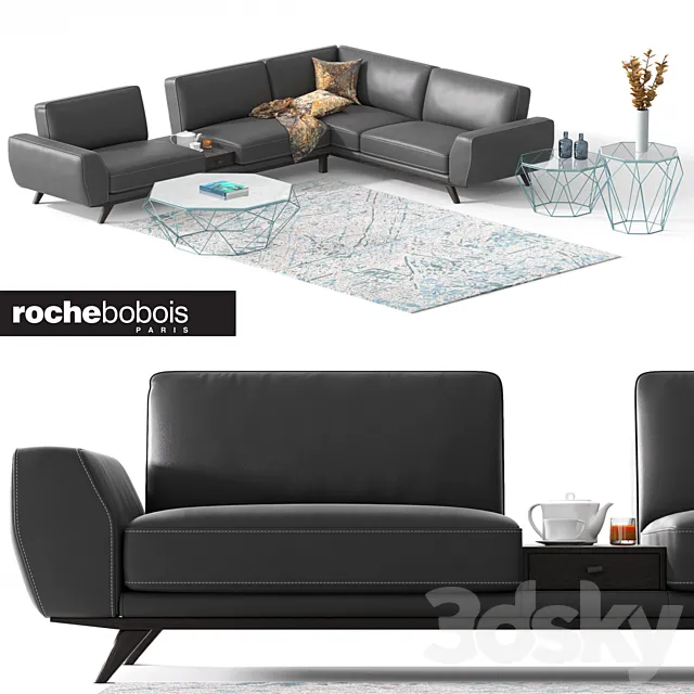 roche bobois | ENVERGURE CORNER COMPOSITION 3D Model roche bobois | ENVERGURE CORNER COMPOSITION 3D Model