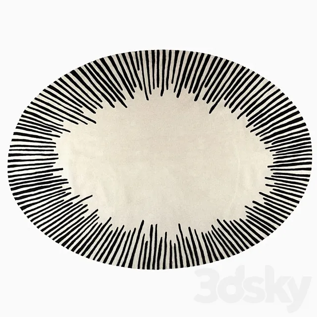 Roche Bobois Equinoxe Rug 3DModel Roche Bobois Equinoxe Rug 3DModel