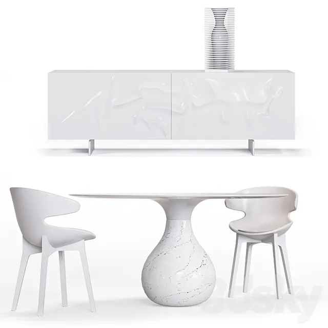 Roche Bobois. Furniture set 3DModel