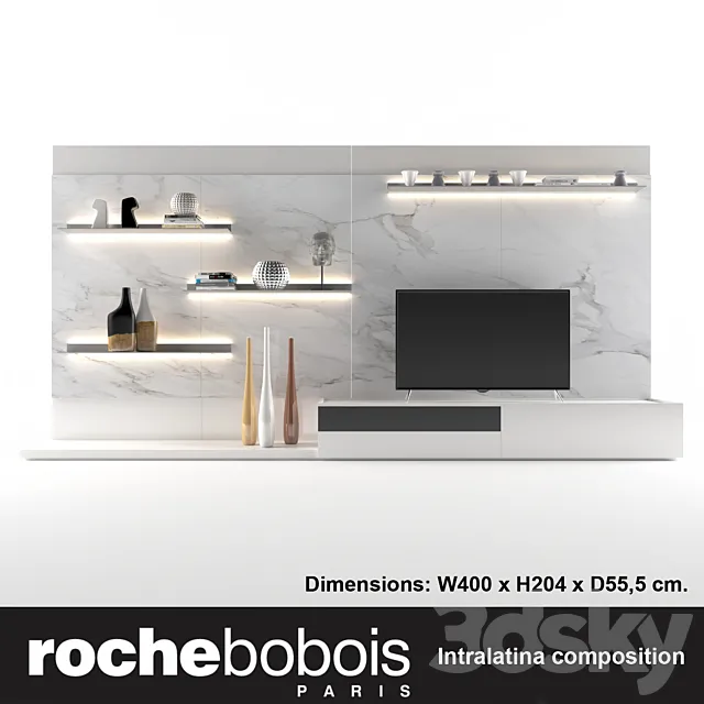 Roche Bobois Intralatina composition 3D Model Roche Bobois Intralatina composition 3D Model