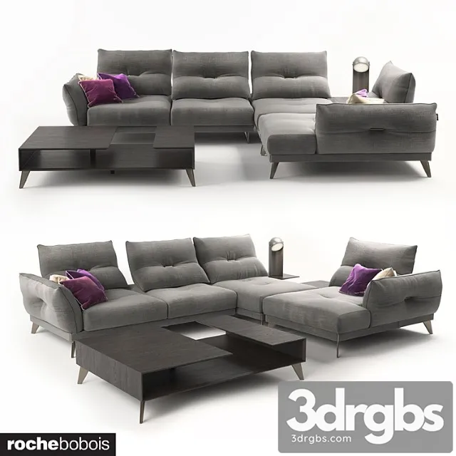 Roche bobois itineraire corner composition 2 3D Model Download Roche bobois itineraire corner composition 2 3D Model Download