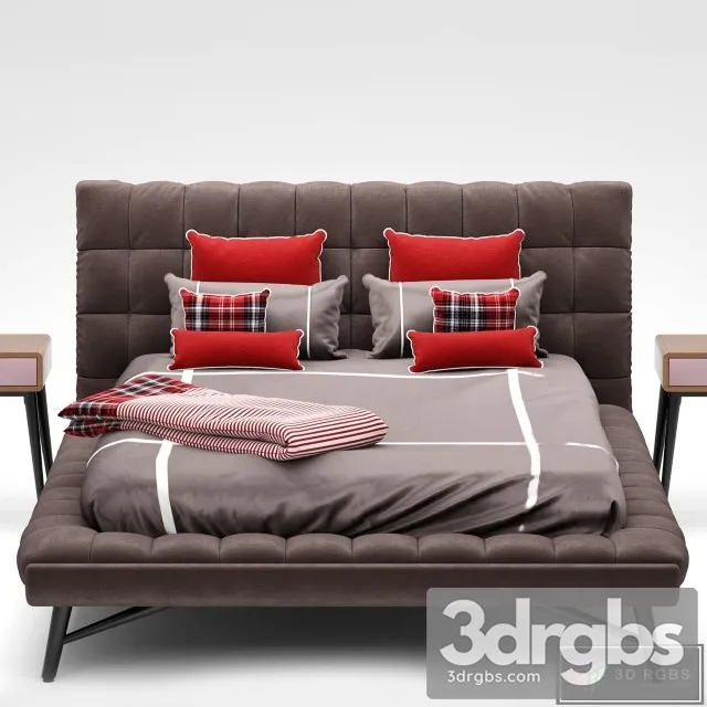 Roche Bobois Lit Bed 3D Model Download Roche Bobois Lit Bed 3D Model Download