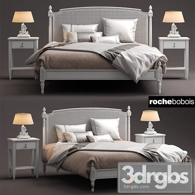 Roche Bobois Lit Josephine Bed 3D Model Download Roche Bobois Lit Josephine Bed 3D Model Download