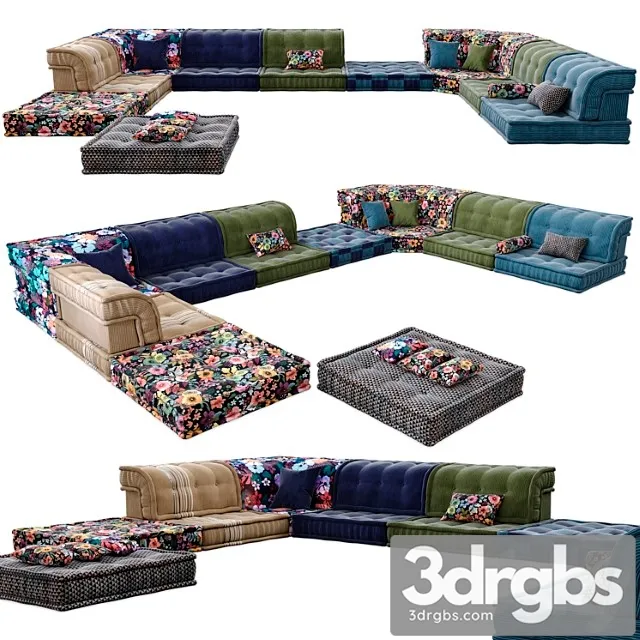 Roche bobois mah jong sofa 2 3D Model Download Roche bobois mah jong sofa 2 3D Model Download