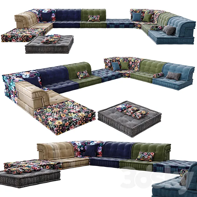Roche Bobois Mah Jong Sofa 3DModel