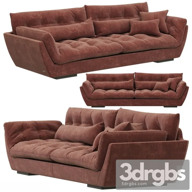 Roche Bobois Originel Large 4 seat sofa 3D Model Download Roche Bobois Originel Large 4 seat sofa 3D Model Download