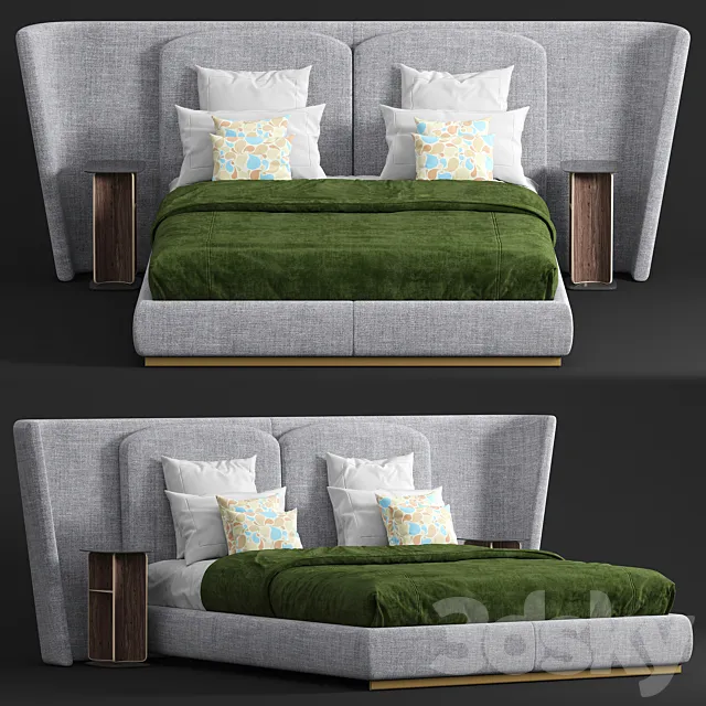 Roche Bobois Paris Paname bed 3DModel Roche Bobois Paris Paname bed 3DModel