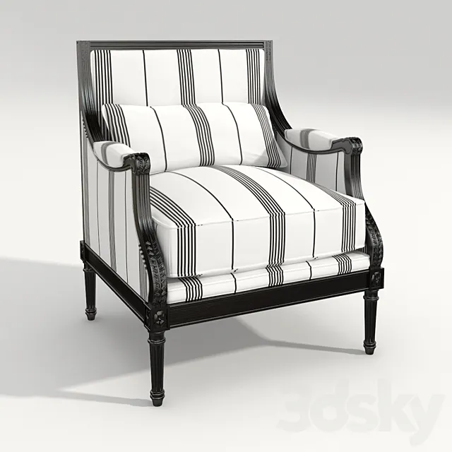 Roche Bobois Premium chair 3D Model Roche Bobois Premium chair 3D Model