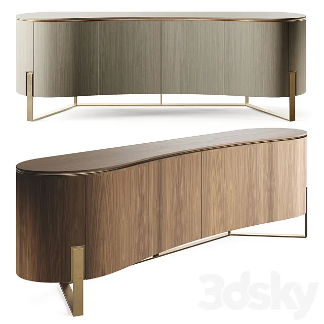 Roche Bobois REMINISCENCE Sideboard 3D Model Roche Bobois REMINISCENCE Sideboard 3D Model