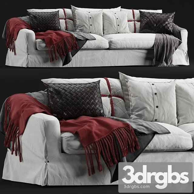 Roche Bobois Sofa Fayence 3D Model Download Roche Bobois Sofa Fayence 3D Model Download