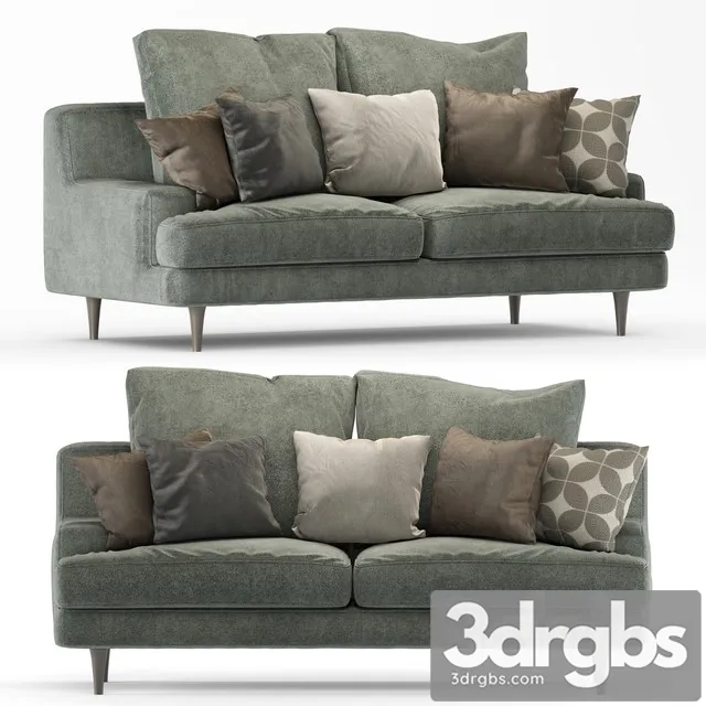 Roche Bobois Sofa Green 3D Model Download Roche Bobois Sofa Green 3D Model Download