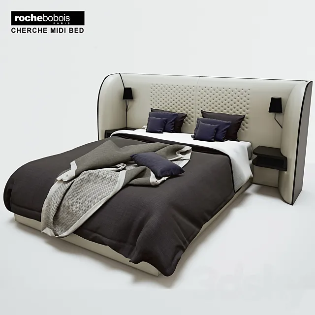 Rochebobois Cherche Midi bed 3D Model