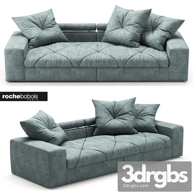 Rochebobois discourse 5 seat sofa 2 3D Model Download Rochebobois discourse 5 seat sofa 2 3D Model Download