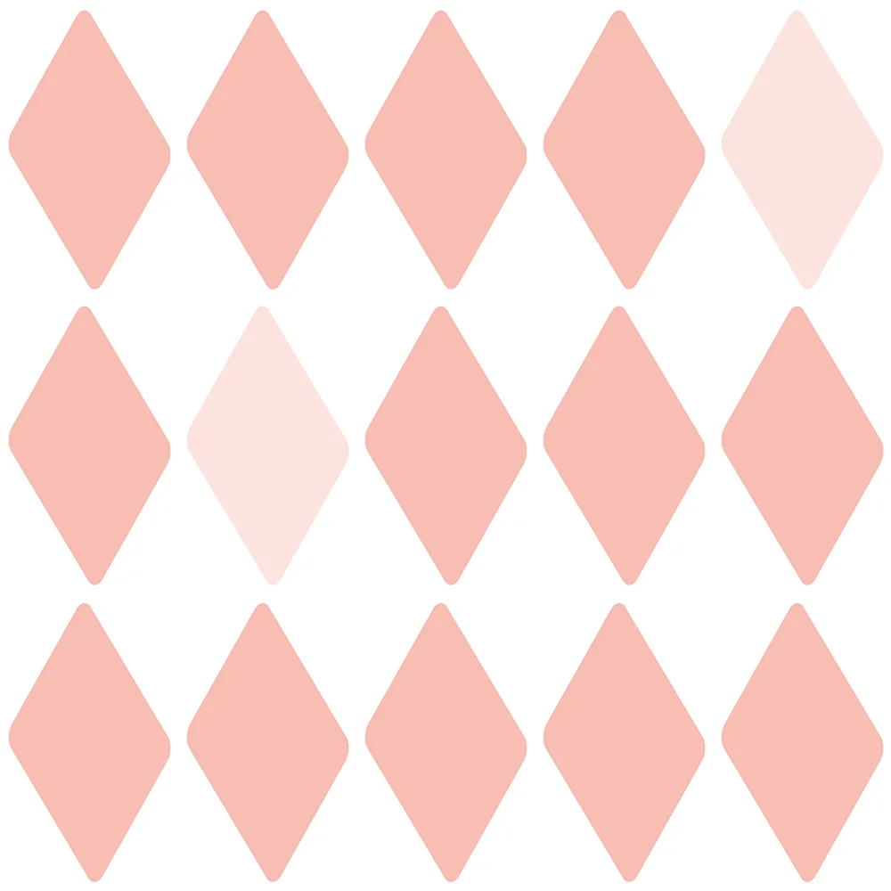 ROCK AND WALL – Wallpaper Coral rhombuses 3D Model