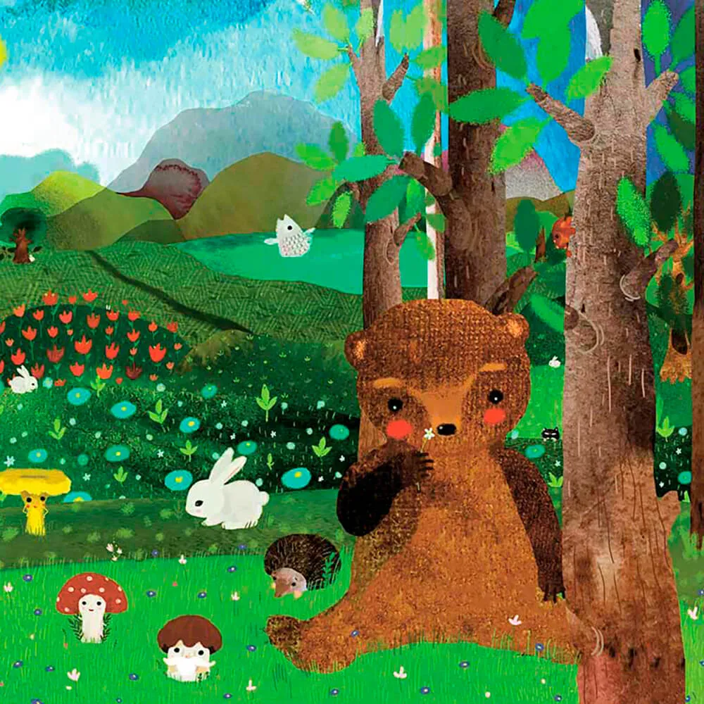 ROCK AND WALL – Wallpaper Fairytale forest 3D Model