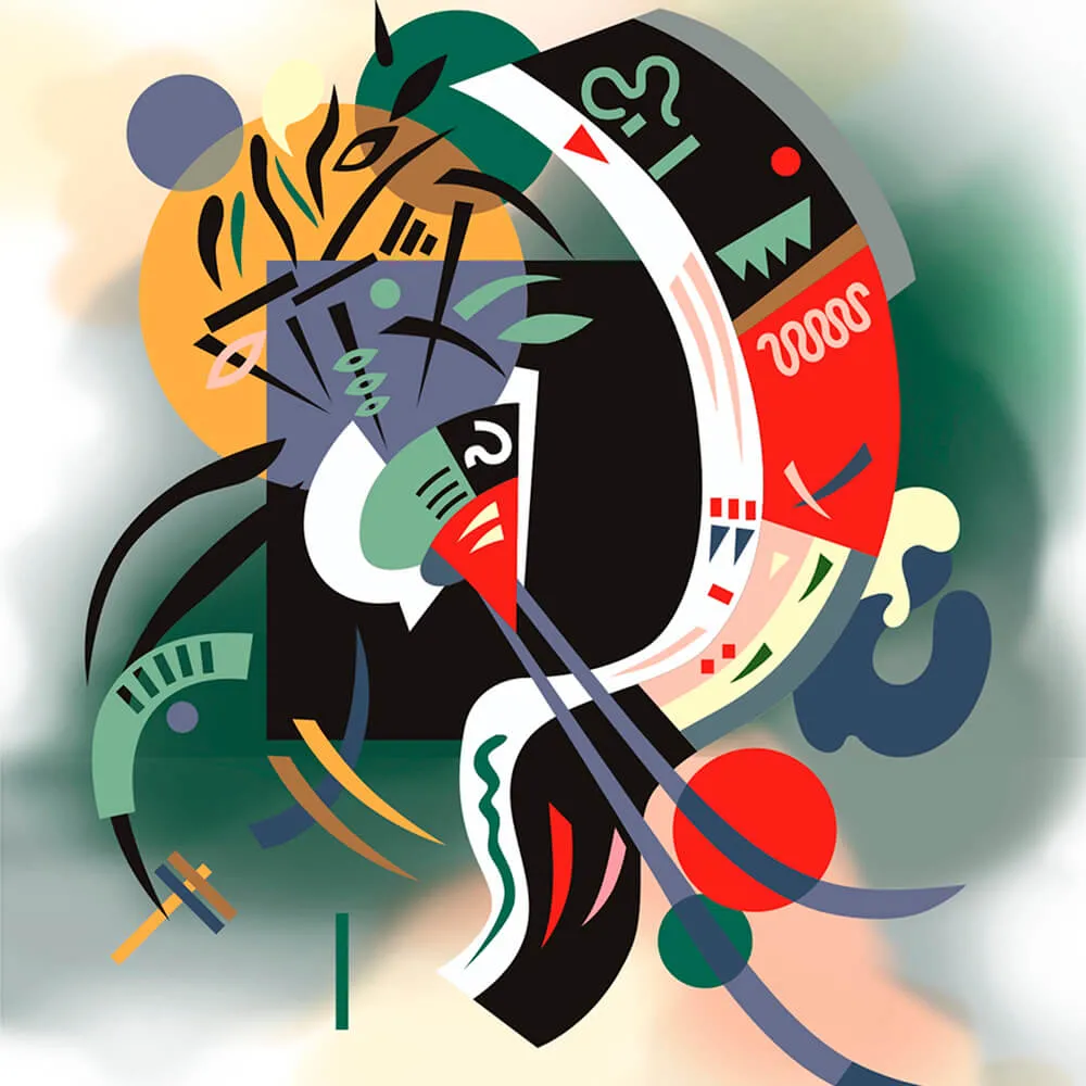 ROCK AND WALL – Wallpaper Kandinsky 3D Model ROCK AND WALL – Wallpaper Kandinsky 3D Model