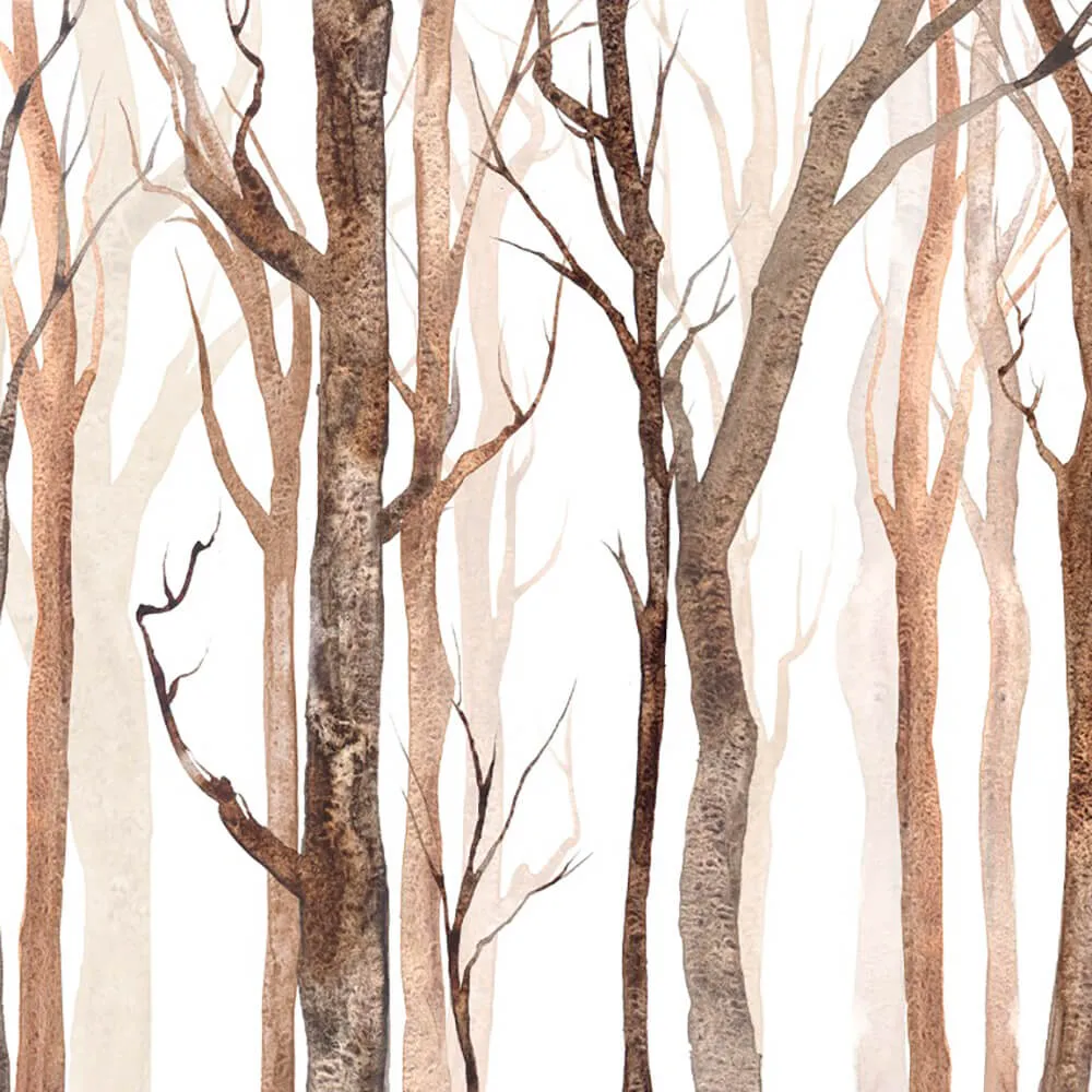 ROCK AND WALL – Wallpaper Misty autumn 3D Model