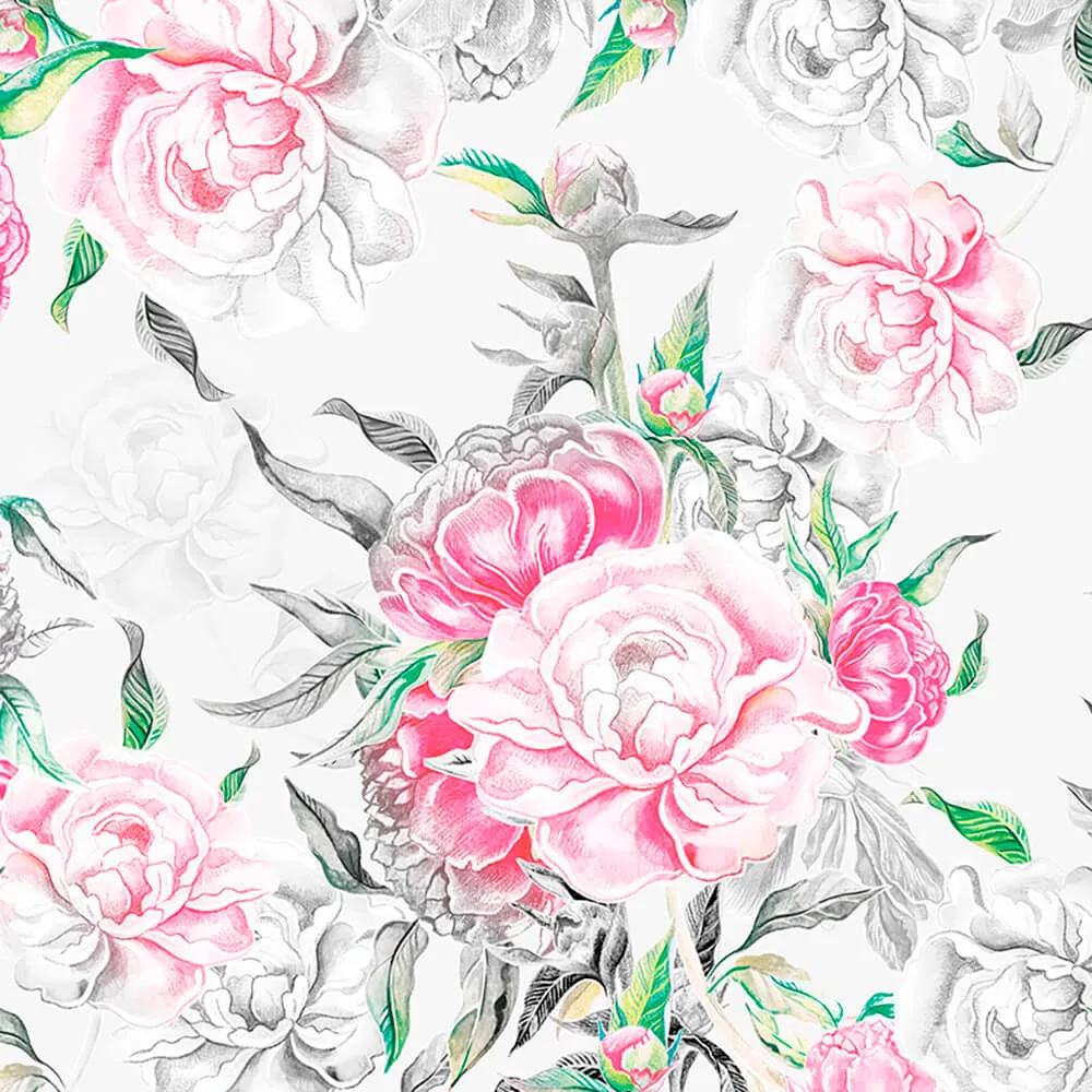 ROCK AND WALL – Wallpaper Peony Gardens 3D Model