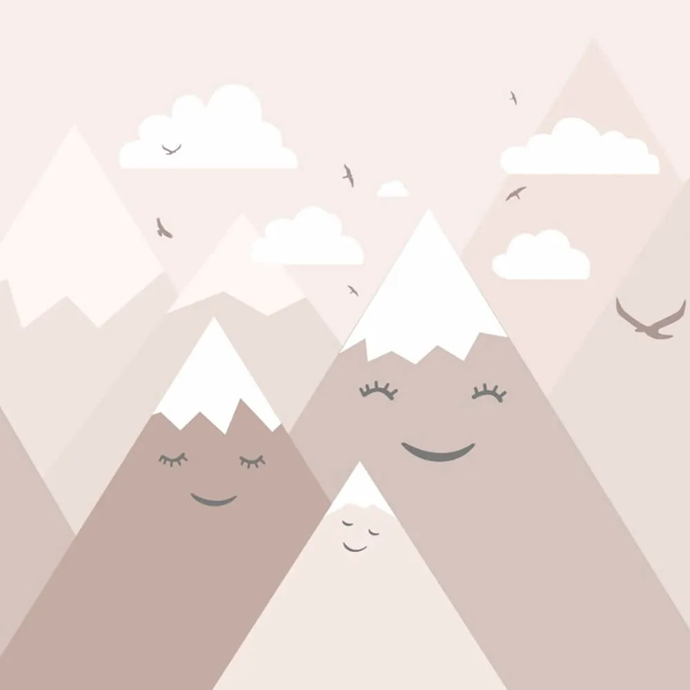 ROCK AND WALL – Wallpaper Pink mountains 3D Model ROCK AND WALL – Wallpaper Pink mountains 3D Model