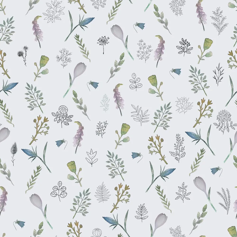 ROCK AND WALL – Wallpaper Snowdrops 3D Model