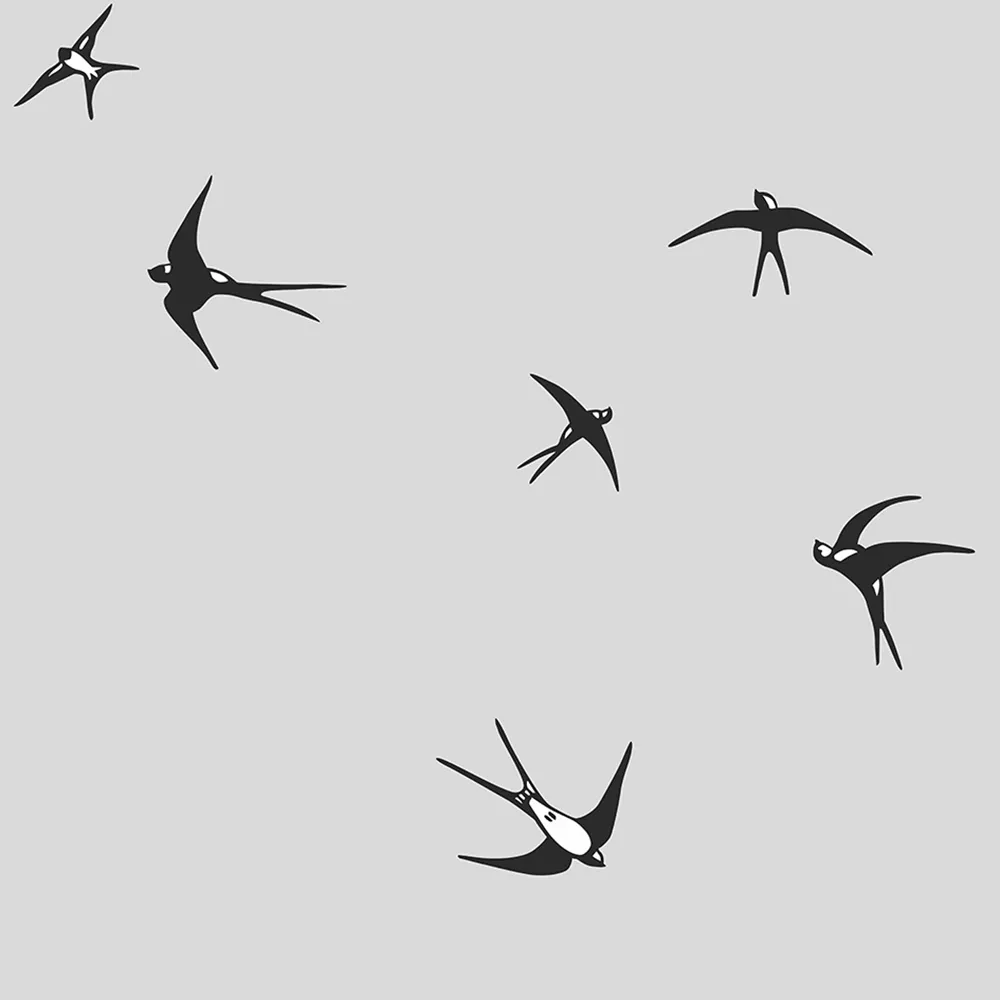 ROCK AND WALL – Wallpaper Swallows 3D Model ROCK AND WALL – Wallpaper Swallows 3D Model