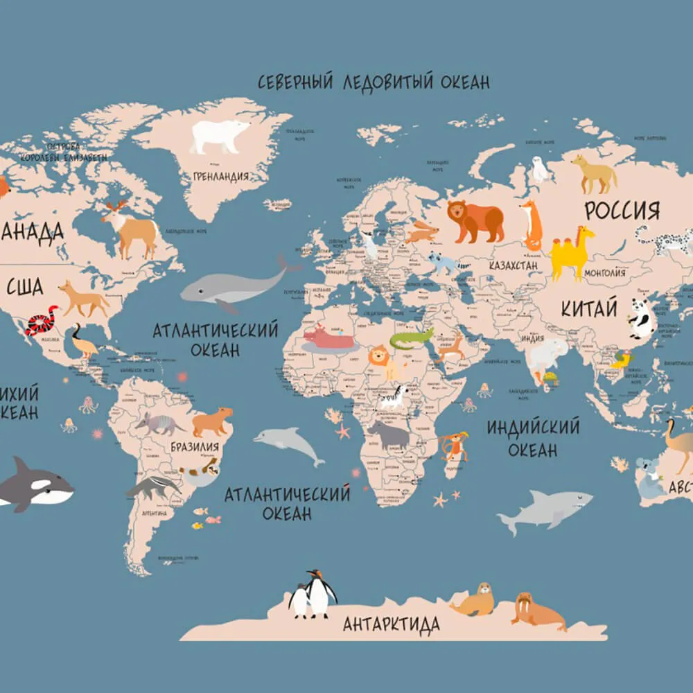 ROCK AND WALL – Wallpaper World map Ocean 3D Model ROCK AND WALL – Wallpaper World map Ocean 3D Model