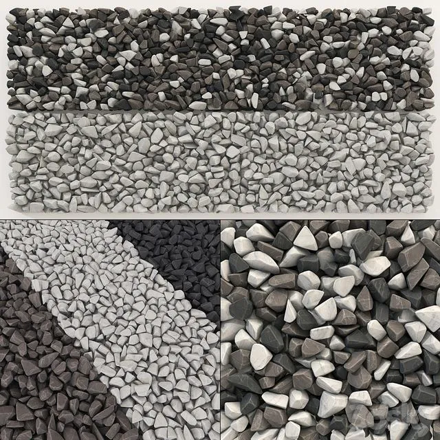 Rock Brown White Black Stone N1 Rock Brown White Black Stone 3D Model Rock Brown White Black Stone N1 Rock Brown White Black Stone 3D Model