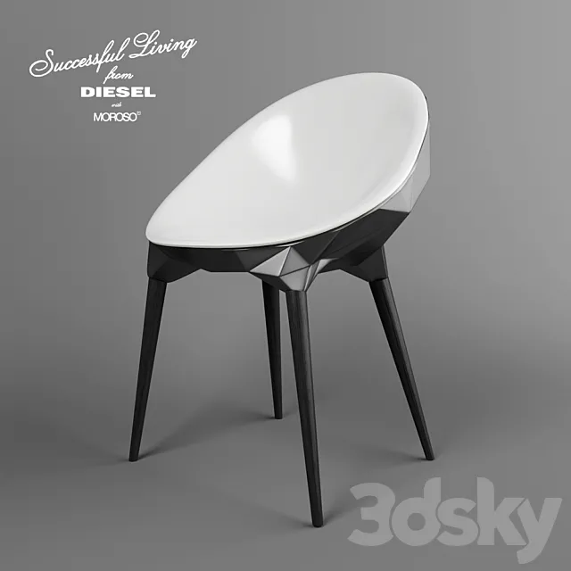 ‘Rock Chair’ by Diesel for Moroso 3D Model