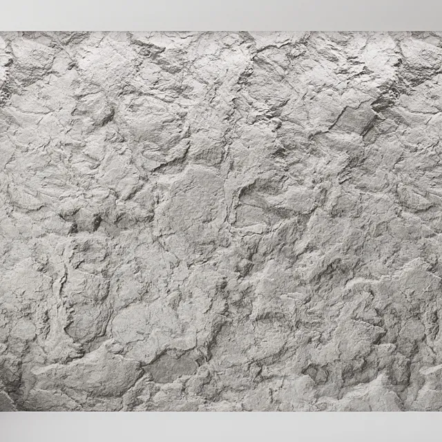 Rock cliff wall №29 3D Model