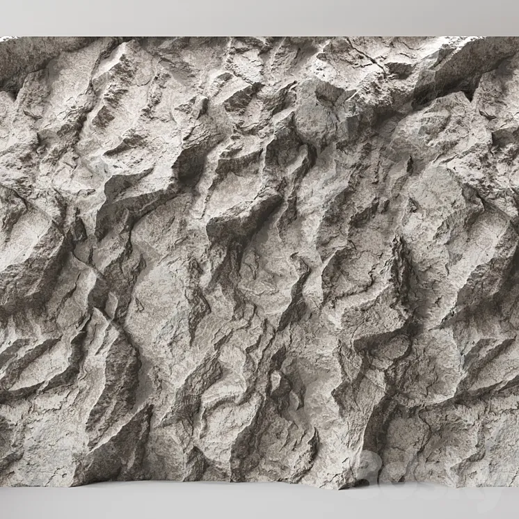 Rock cliff wall №32 3D Model Free Download Rock cliff wall №32 3D Model Free Download