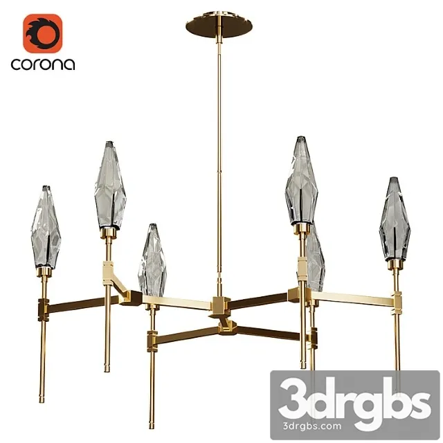 Rock Crystal Round Belvedere Chandelier 3D Model Download Rock Crystal Round Belvedere Chandelier 3D Model Download