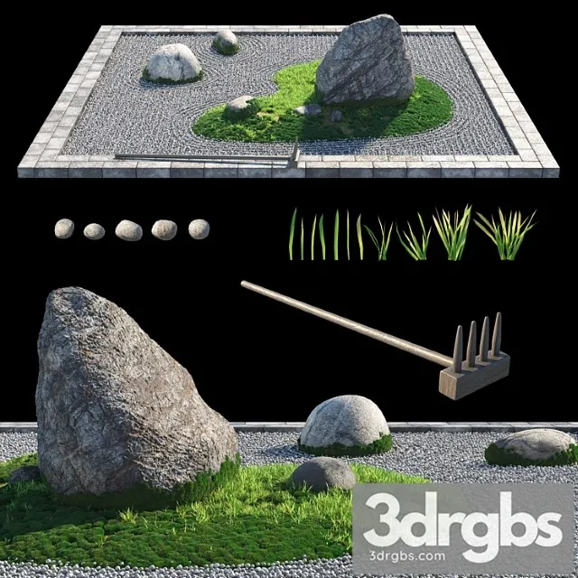 Rock Garden 2 3D Model Download