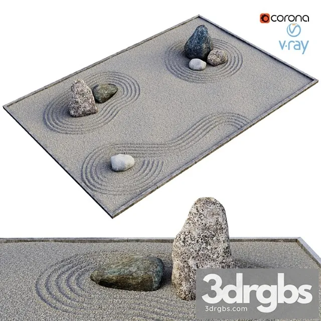 Rock garden 3D Model Download