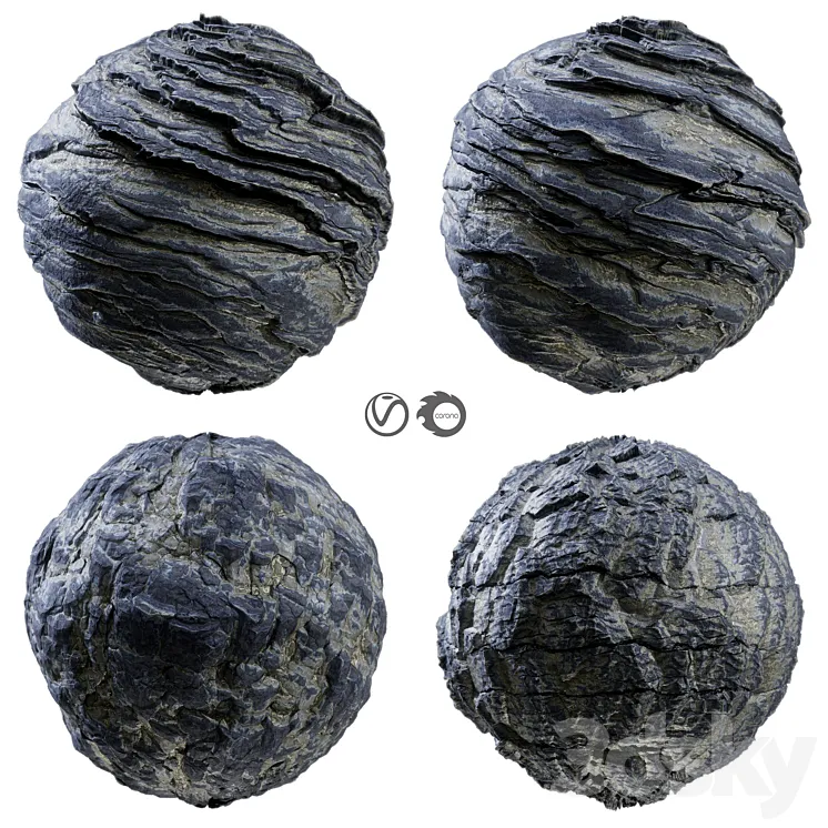 Rock PBR Materials 3 3D Model Free Download Rock PBR Materials 3 3D Model Free Download