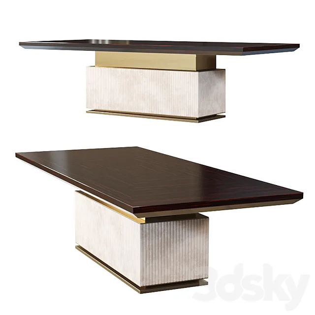 Rock R Capital Table 3D Model