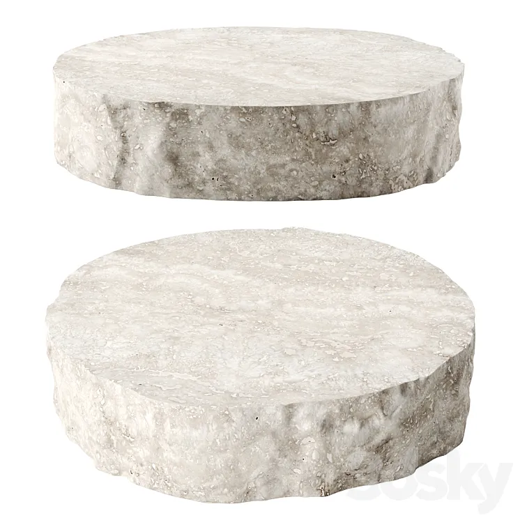 Rock round coffee table 3D Model Free Download Rock round coffee table 3D Model Free Download