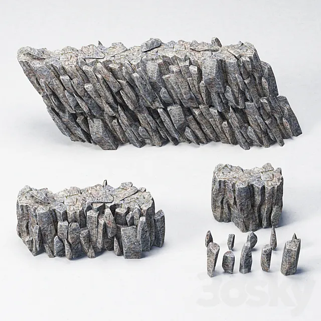 Rock sea _ Sea rock 3D Model Rock sea _ Sea rock 3D Model